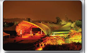 WSSL Arabesque Tents, inital setup of corporate party tent and lighting
