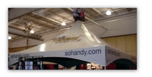 Handy Special Event Branded Logo Marquee Tent (MQ20H), Top view