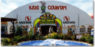 Safeway Kids Country Branded Logo Clearspan Tent (4X), Stampede grounds, Calgary