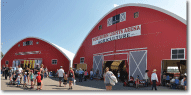 Custom Giga-Span “Red Barn tent” at the Calgary Stampede 2014