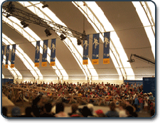 Sport demonstration tent