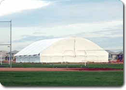 Community association party tent