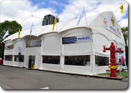 Exhibition hall tent