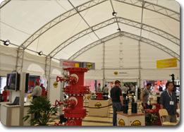 Exhibition hall tent