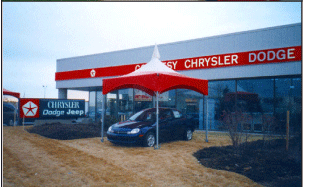 Courtsey Chrysler Dodge red and white MQ10H used being used to Show Case a vehicle
