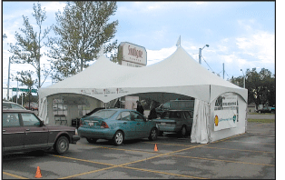 Peak Marquee MQ2040T Windshield Repair Tent