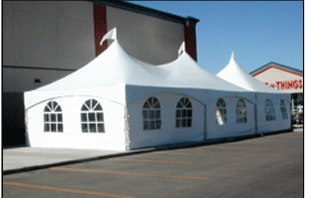 Peak Marquee MQ2040T Storage tent for Exhibition grounds