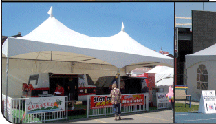 Peak Marquee MQ2040T Edmonton Fair and Exhibition tent 
