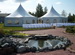 Peak Marquee tents for a wedding 