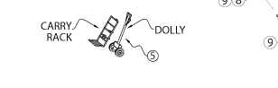 WSSL Dolly and carry rack, setup accessory for Peak Pole Tent PPT40X