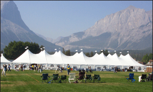 Twin Peak Pole Tent, PPT40X, Highlander Festival Tent 