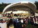 WSSL Arabesque Stage Cover Tent, model SA80, band shell tent being used as an Event Tent for a music event