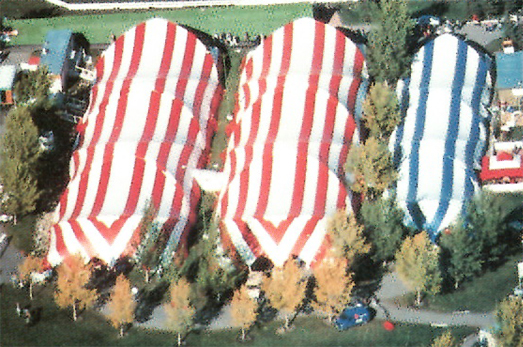 1983 Saddle Clear Span tents