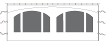 Peak Marquee MQ10H Bay Window Wall Panel
