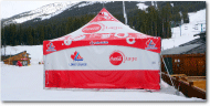 Coca Cola Peak Marquee tent MQ20H for Lake Louise, Banff Alberta
