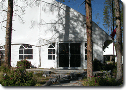 Golf course clubhouse/proshop tent