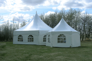 Peak Marquee MQ17Hex tents for party and events