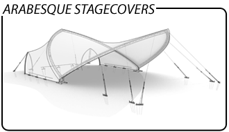 WSSL Brand Arabesque Stagecover Tent