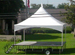 White Peak Marquee tent used as a stage cover