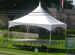 White Peak Marquee tent used as a stage cover
