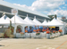 Peak Marquee MQ20H Restaurant tents at Exhibition grounds in Edmonton