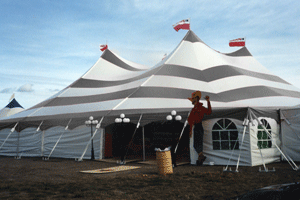 Twin Peak Pole Tension Tent, PPT80X, Festival Tent