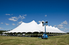 Fulda Corporate Event, Twin Peak Pole Tension Tent, PPT80X