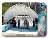 Arabesque Canopy, Portable Shade Structure for American Idol Corporate Event
