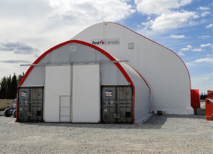 WSSL Tent-C-Can industrial tent for oil and gas