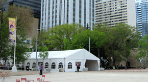 Warner Shelter Event and Festival Tent in Tent-X-Span