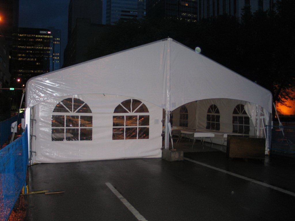 Festival Tent with Tent X Span from Warner Shelter