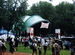 WSSL Dome Stagecover SC70A, portable bandshell and concert stagecover being used to celebrate Canada Day