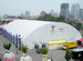 GIGA-SPAN Series 37, Mod 127' Wide, Bell logo and Stampede event tent