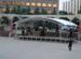 WSSL Modular Clearspan Building,Model Mod 2x, commercial tent being used being used as a band stage cover at a a festival event