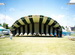 WSSL Arabesque Stage Cover Tent, model SA80, band shell tent at a music festival